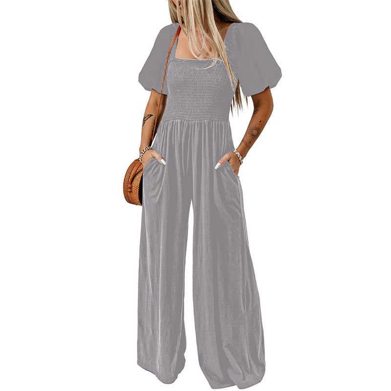 Short Sleeve Jumpsuit