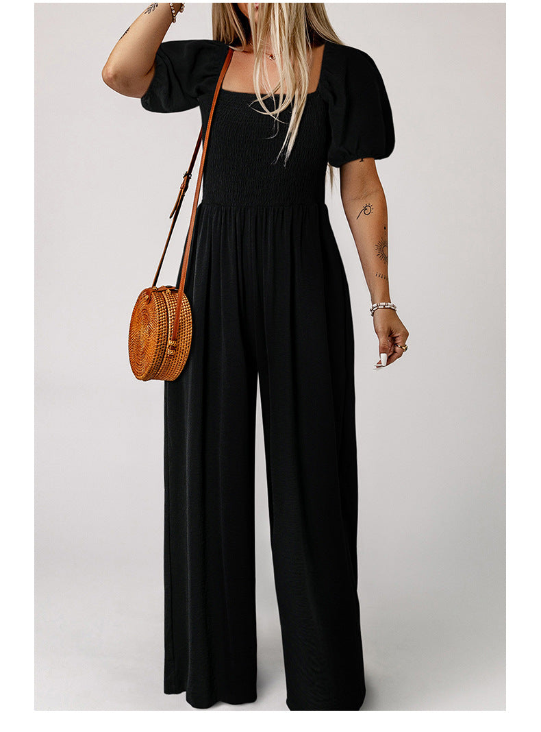 Short Sleeve Jumpsuit