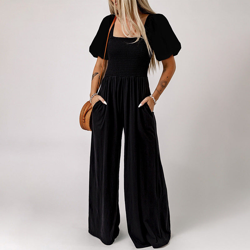 Short Sleeve Jumpsuit