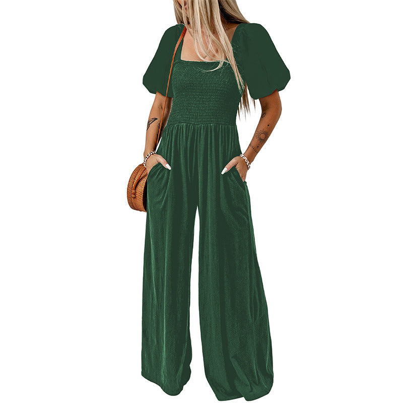 Short Sleeve Jumpsuit